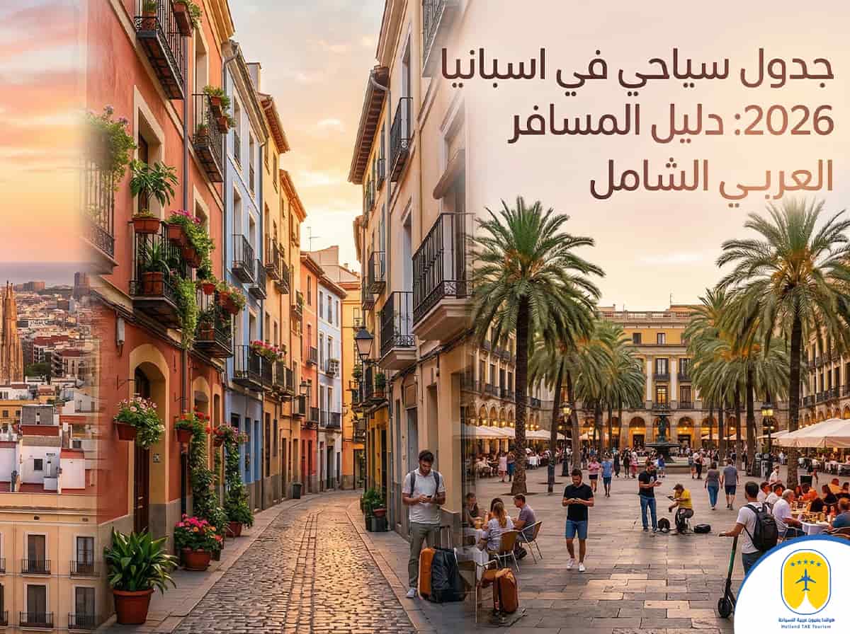 جدول سياحي في اسبانيا 2026: دليل المسافر العربي الشامل